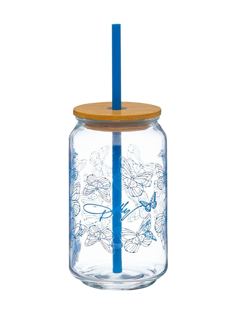 Dolly Parton | 🦋 Spring Glass Cup with Straw ✨Limited Edition